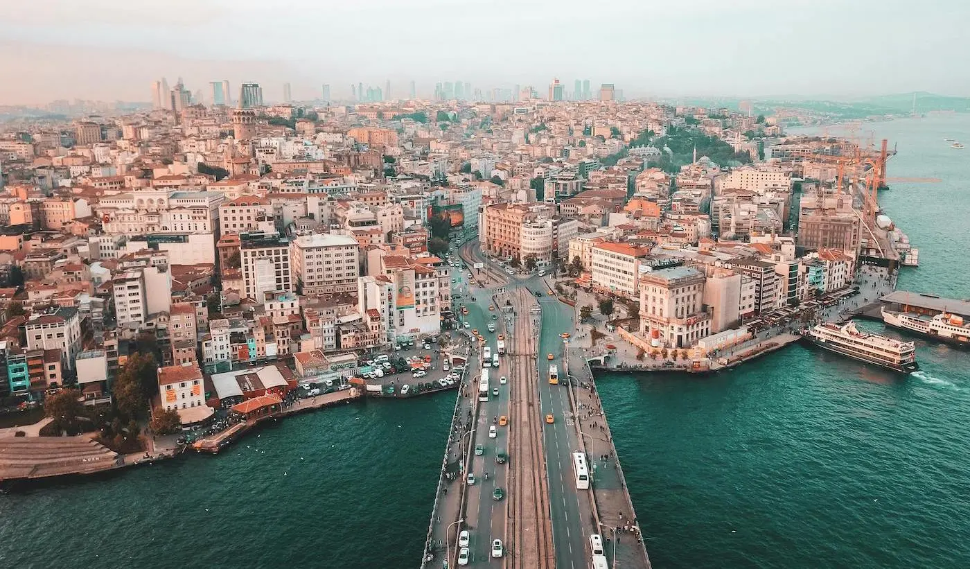 Galata Bridge in Istanbul